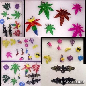 Hand painted custom charms